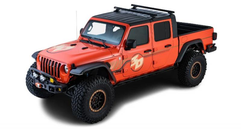Preview: Rhino Rack Sportz Quertäger 1500mm, Wrangler JL & Gladiator JT, inkl. Fußkit